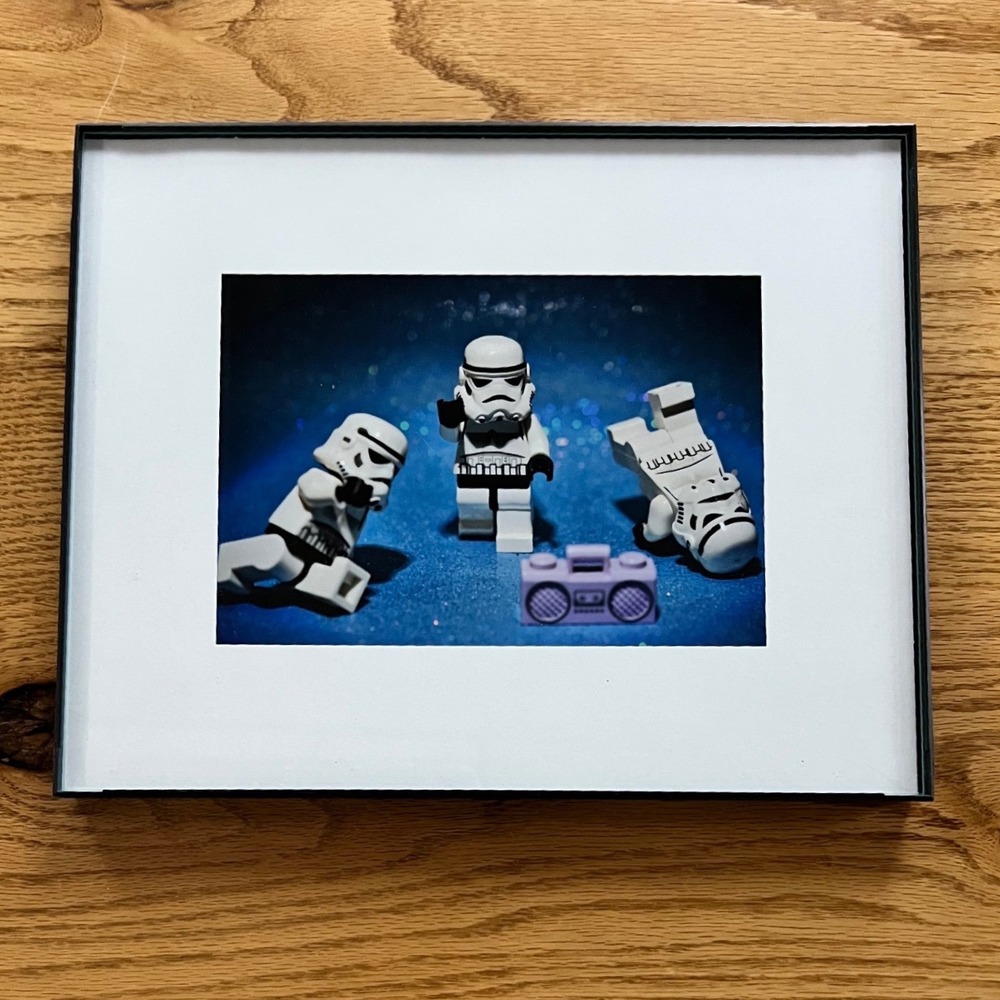 MCS‎ Star Wars Lego Stormtrooper Framed Photo Print Black 8x10in